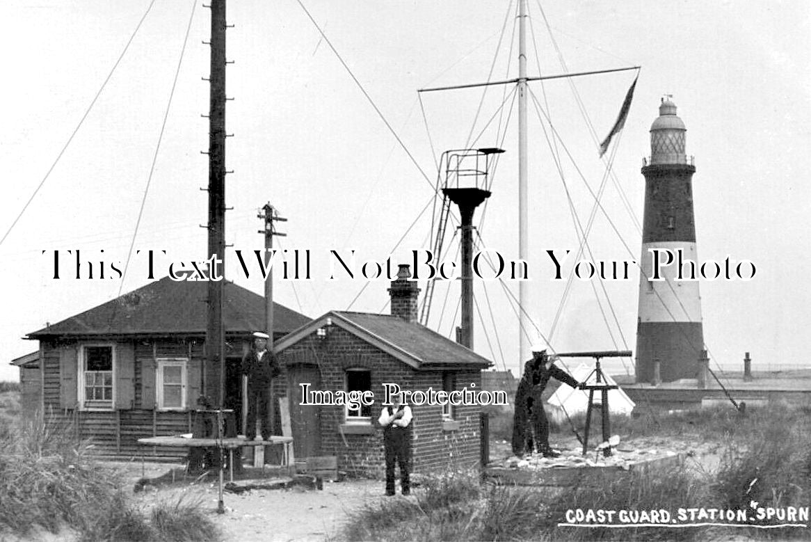 YO 5333 - Coast Guard Station, Spurn, Yorkshire c1914