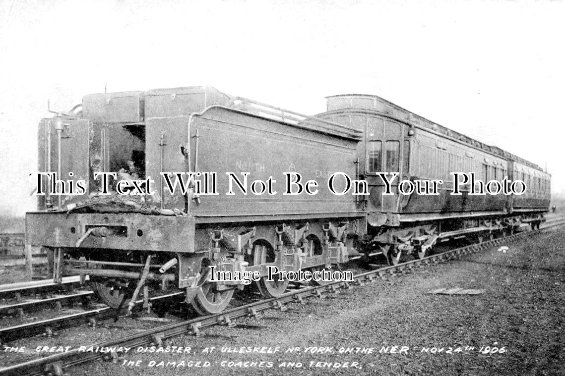 YO 5348 - Ulleskelf Railway Disaster, Yorkshire 1906