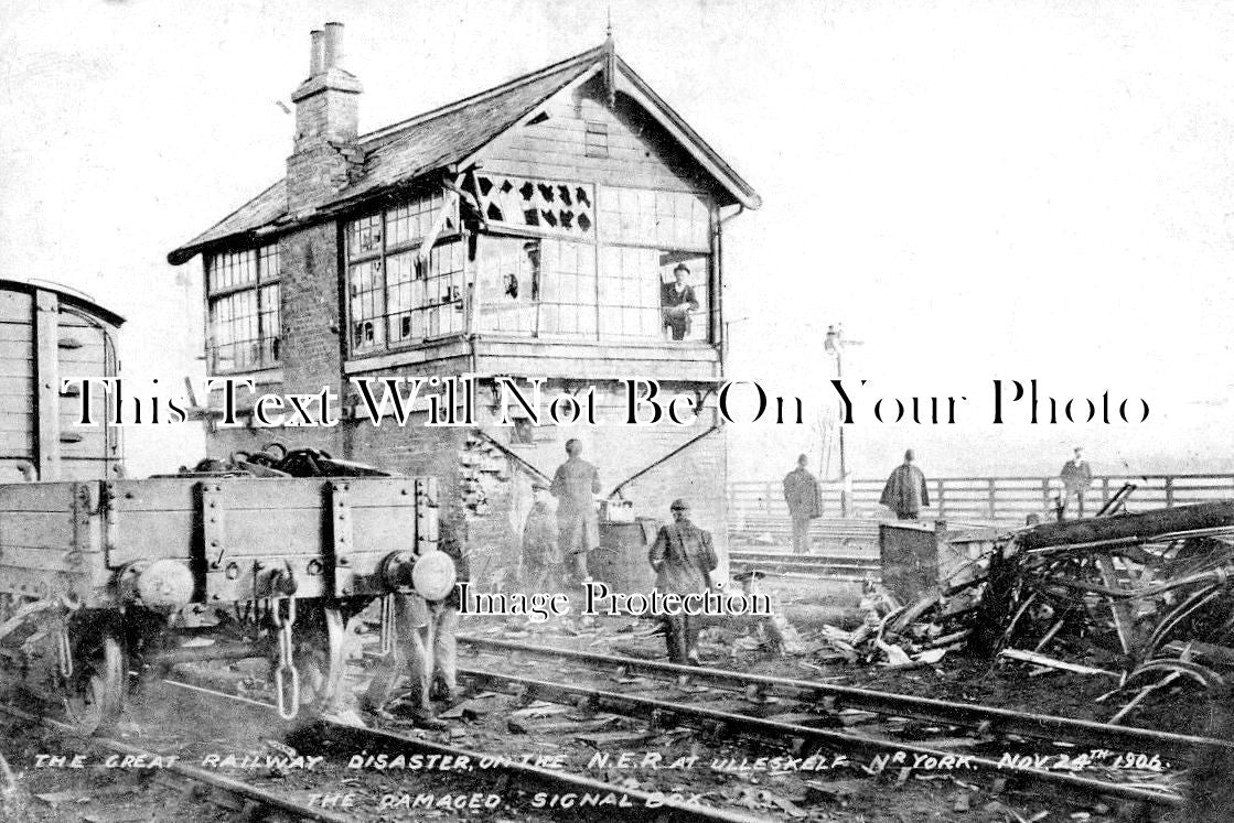 YO 5349 - Ulleskelf Railway Disaster, Yorkshire 1906