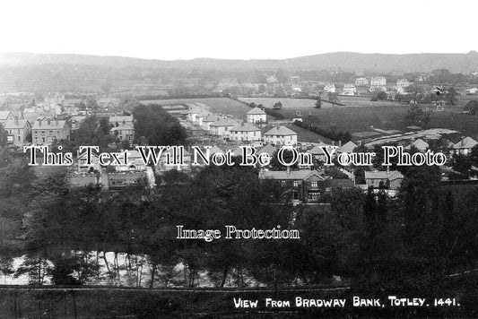 YO 5370 - View From Bradway Bank, Totley, Yorkshire