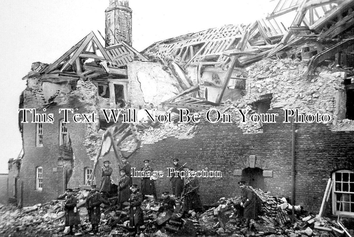 YO 5415 - WW1 Damage To Scarborough Coastguard Station, Yorkshire