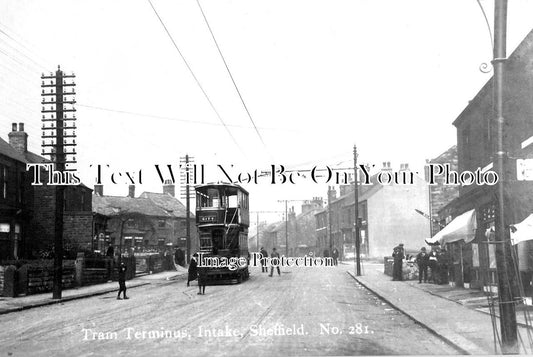 YO 5468 - Tram Terminus Intake, Sheffield, Yorkshire