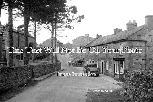 YO 5476 - Post Office & Church, Horsehouse, Yorkshire