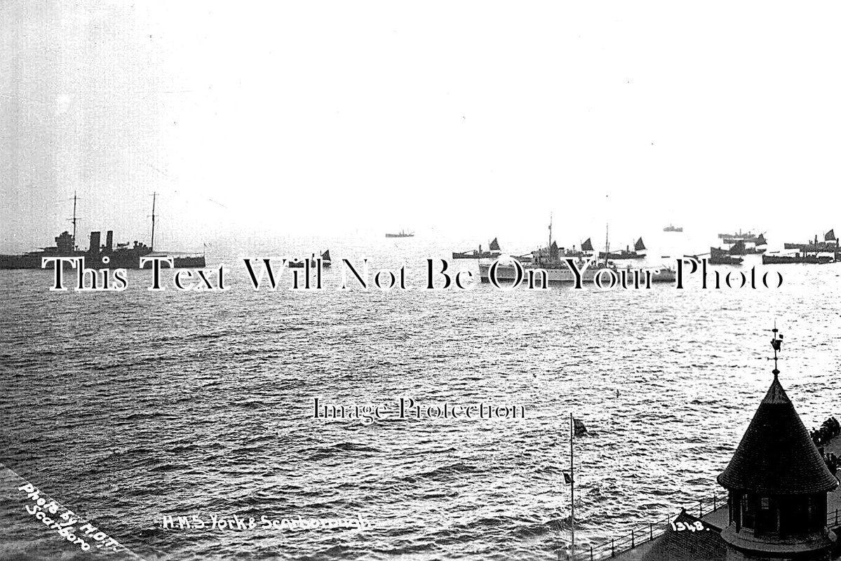 YO 5498 - HMS York, Channel Fleet, Scarborough, Yorkshire