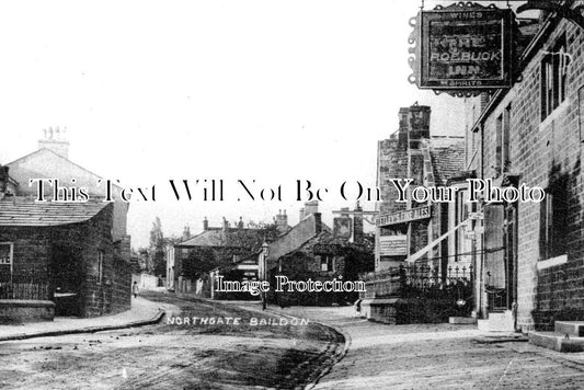 YO 5522 - The Roebuck Inn, Northgate, Baildon, Bradford, Yorkshire c1919