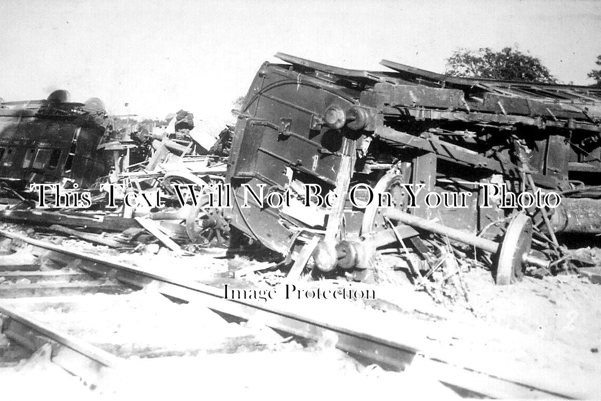 YO 5544 - Northern Camp Catterick Army Railway Crash, Yorkshire 1917