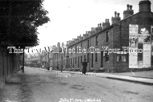 YO 5556 - Station Road, Burley In Wharfedale, Leeds, Yorkshire c1910