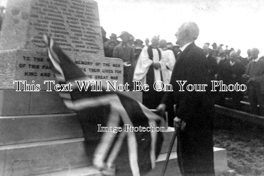 YO 5656 - Unveiling Teeside War Memorial, Yorkshire WW1