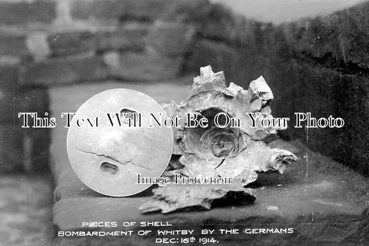 YO 5669 - Bombardment Of Whitby Shell, Yorkshire 1914 WW1