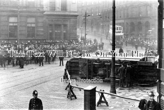 YO 5697 - Tram Disaster, Bradford, Yorkshire