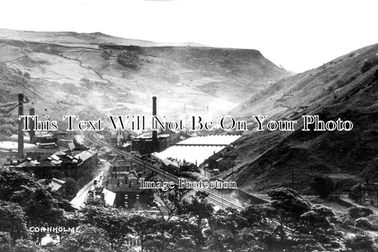YO 5702 - Cornholme Industrial Scene, Yorkshire