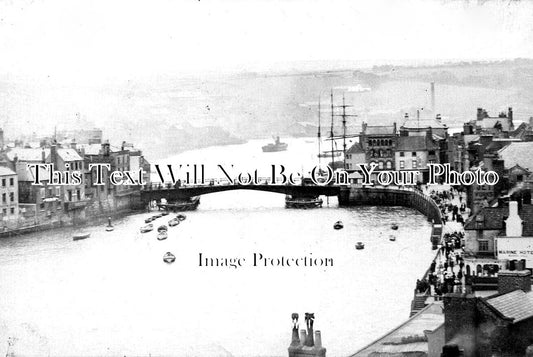 YO 5712 - Whitby Bridge & Harbour, Yorkshire