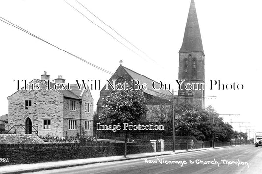 YO 5725 - New Vicarage & Church, Thornton, Yorkshire