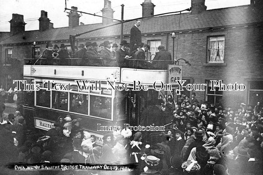YO 5741 - Bailiffe Bridge Tramway Opening, Yorkshire 1904