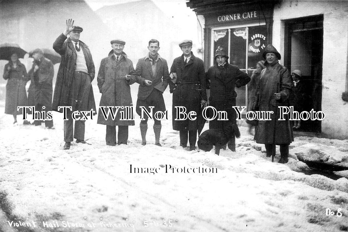 YO 5773 - Hail Storm, Pickering, Yorkshire 1935