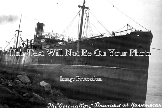 YO 5780 - Coronation Ship Stranded At Ravenscar, Yorkshire