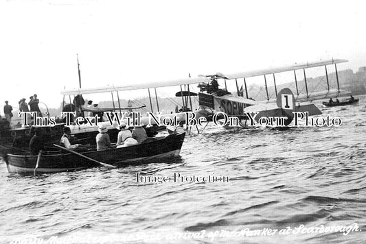 YO 5811 - Aviator Mr Hawkers Waterplane At Scarborough, Yorkshire