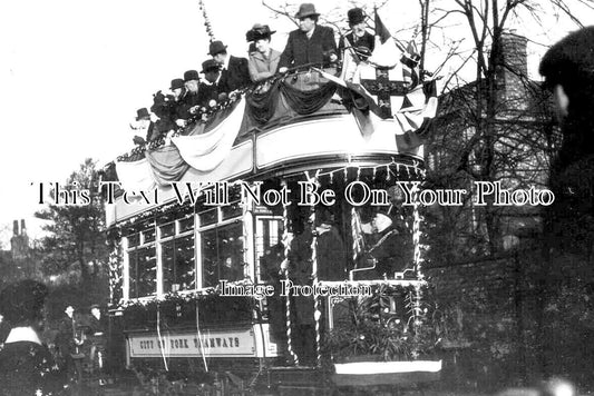 YO 5822 - Opening Of York City Tramways, Yorkshire