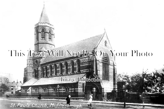 YO 5839 - St Pauls Church, Middlesbrough, Yorkshire