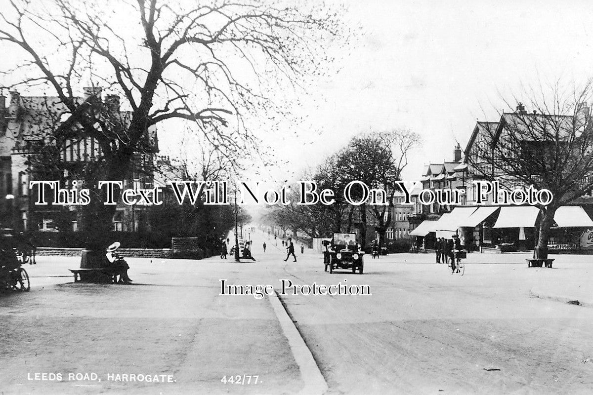 YO 584 - Leeds Road, Harrogate, Yorkshire c1916