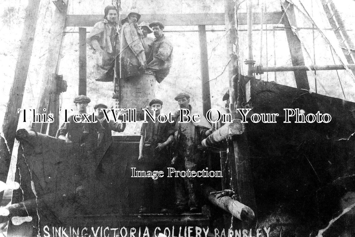 YO 5855 - Sinking Victoria Colliery, Barnsley, Yorkshire