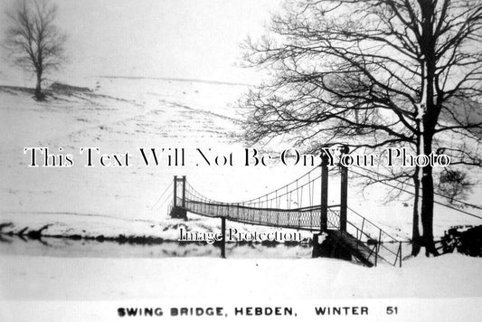YO 5881- Swing Bridge, Hebden, Yorkshire