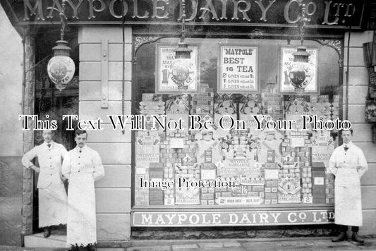 YO 5884 - Maypole Dairy Shop, Batley, Yorkshire c1920