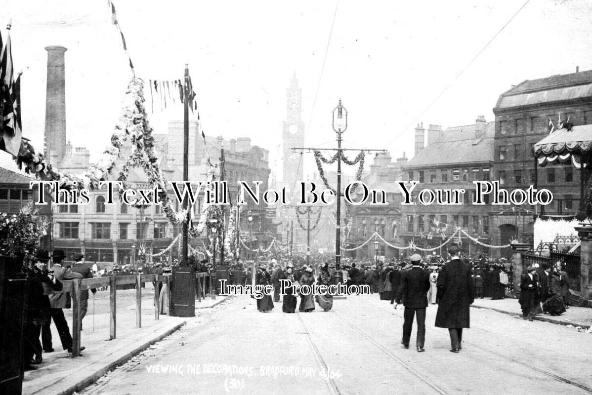 YO 5948 - Bradford Decorations, Yorkshire 1904