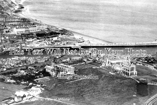 YO 5985 - Aerial View Of Whitby, Yorkshire