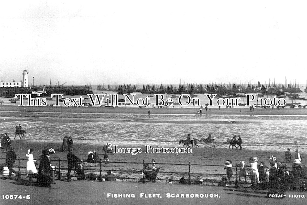 YO 6027 - The Fishing Fleet, Scarborough, Yorkshire