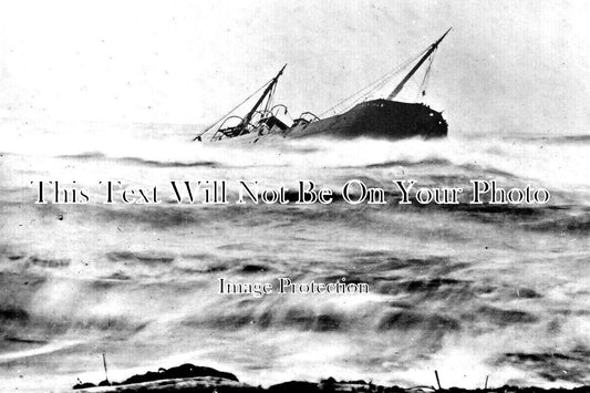 YO 6060 - SS Skipjack Wrecked Off Staithes, Yorkshire