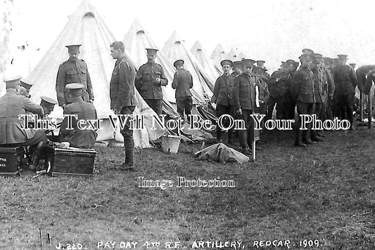 YO 6072 - 4th RF Artillery, Redcar, Yorkshire 1909