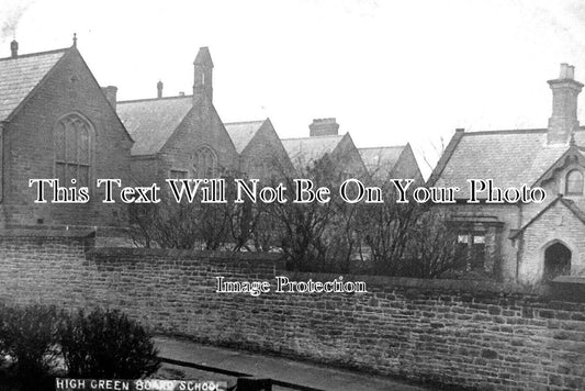 YO 6077 - High Green Board School, Yorkshire