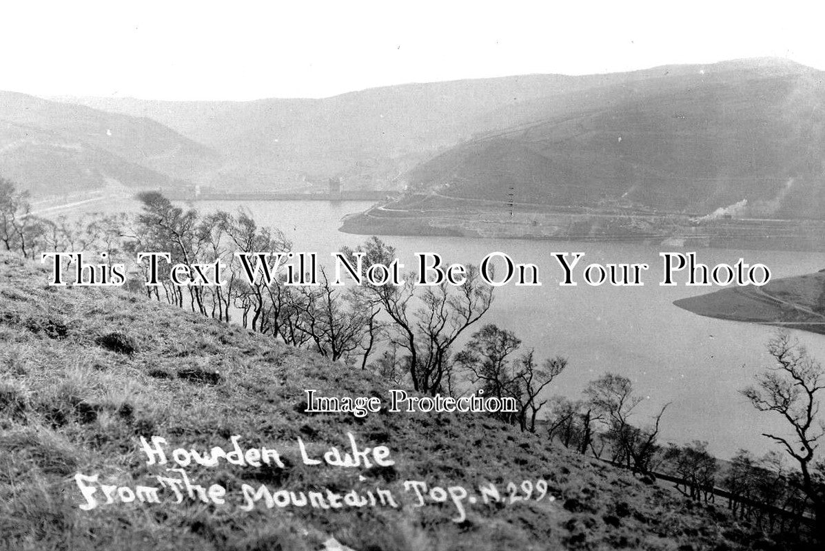 YO 6114 - Howden Lake Reservoir From The Mountain, Yorkshire