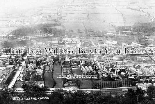YO 6132 - Otley From The Chevin, Yorkshire c1909