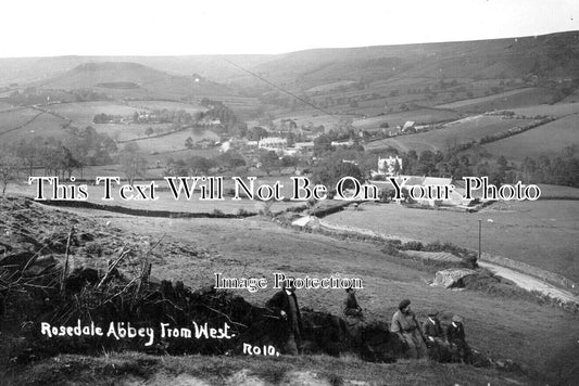 YO 6139 - Rosedale Abbey From West, Yorkshire