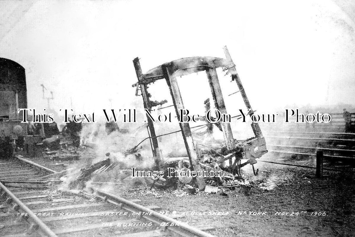 YO 6149 - Ulleskelf Railway Disaster, Yorkshire 1906