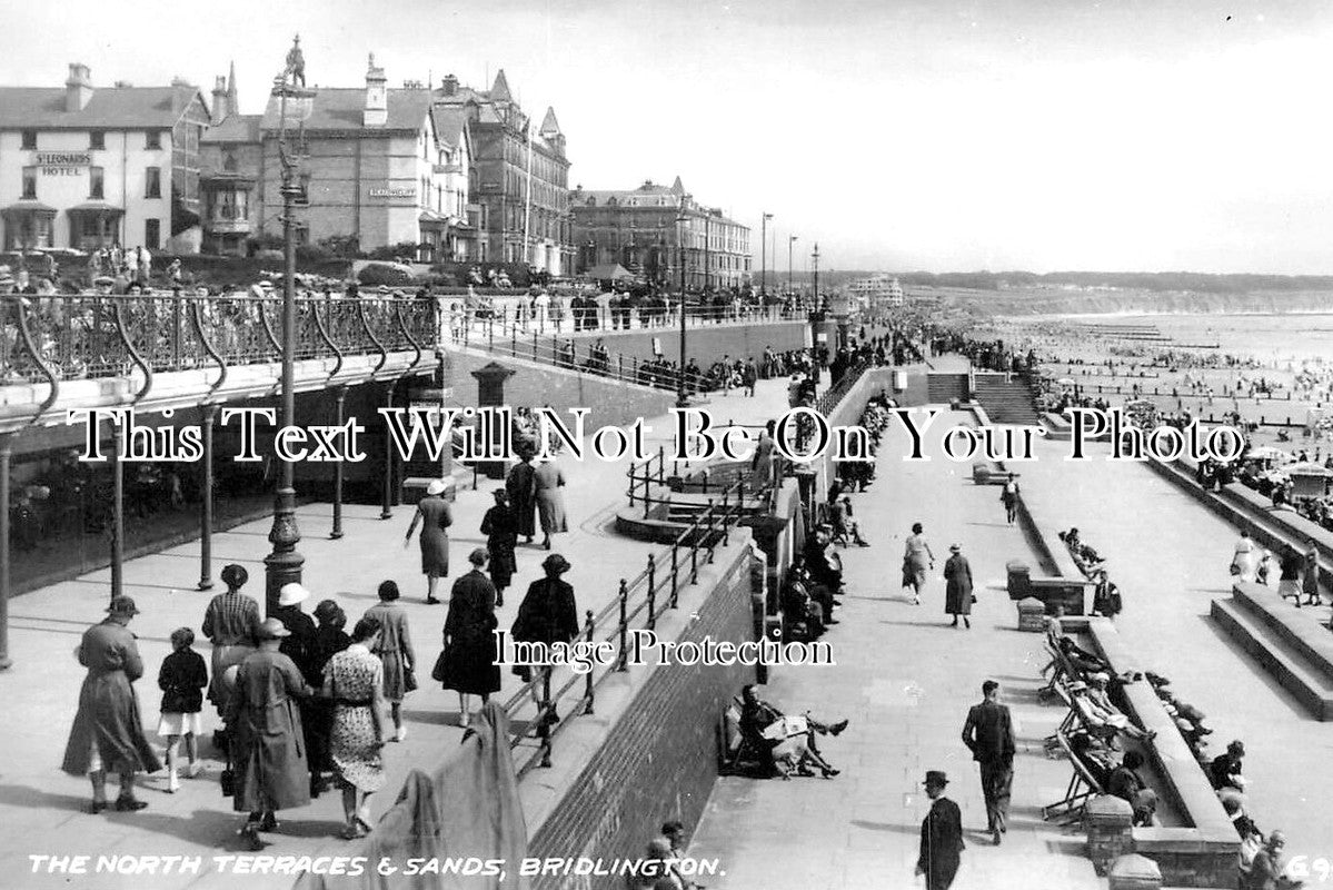 YO 6280 - The North Terraces & Sands, Bridlington, Yorkshire