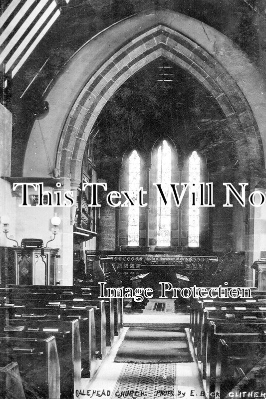 YO 6309 - Church Interior, Dalehead, Yorkshire