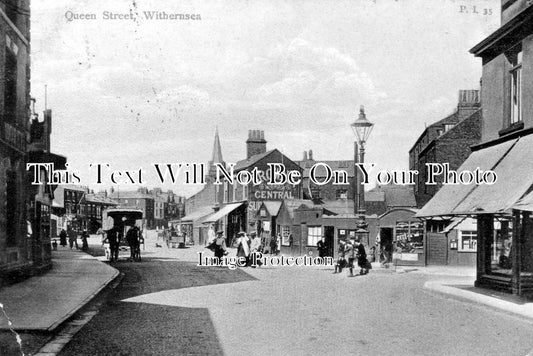 YO 633 - Queen Street, Withernsea, Yorkshire c1909