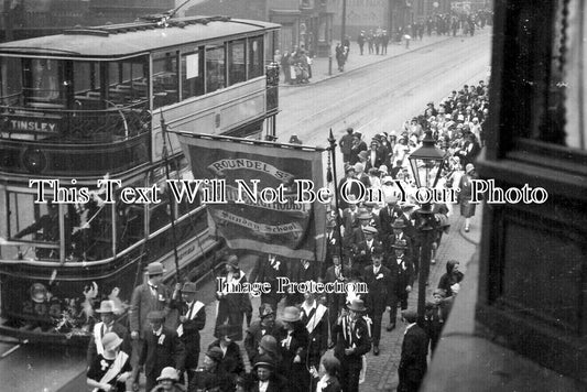 YO 6386 - Methodist Church Parade, Tinsley Tram, Attercliffe, Sheffield