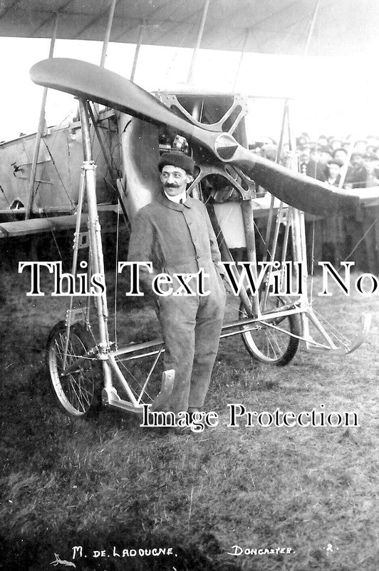 YO 6426 - M De Ladougne Aviator, Early Biplane, Doncaster, Yorkshire 1909