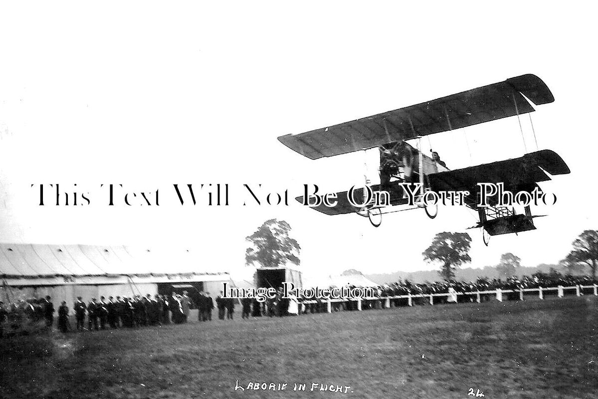 YO 6428 - Aviator Laborie, Doncaster Aviation Meeting, Yorkshire 1909