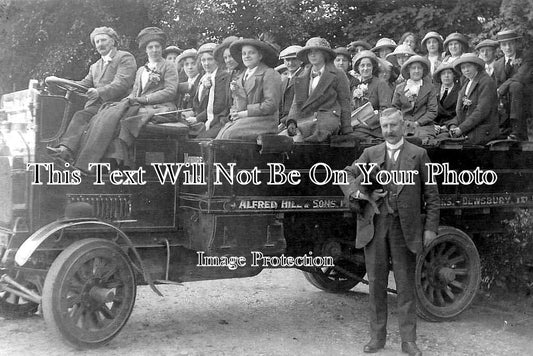 YO 6434 - Motor Car Bus, Charabanc, Alfred Hill, Dewsbury, Yorkshire