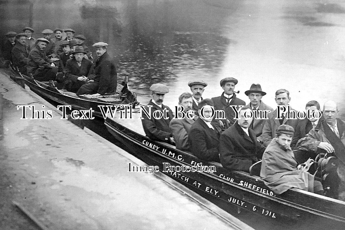 YO 6443 - Cundy UMC Fishing Club, Sheffield, Yorkshire 1914
