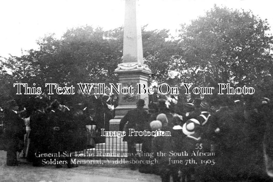 YO 6447 - Unveiling South African War Memorial, Middlesbrough 1905