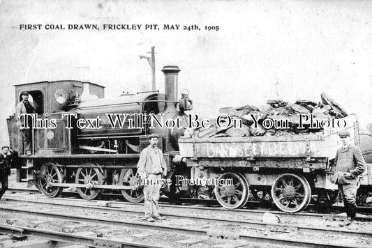 YO 6533 - First Coal, Frickley Pit, Elmsall, Yorkshire 1905