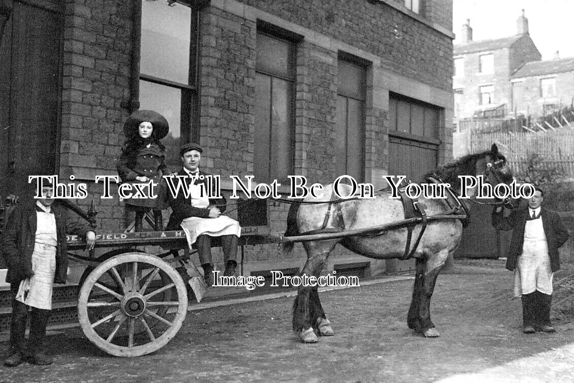 YO 6539 - Horse & Cart, Huddersfield, Yorkshire
