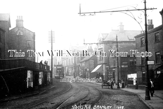 YO 6561 - Stocks Hill, Bramley, Yorkshire c1913