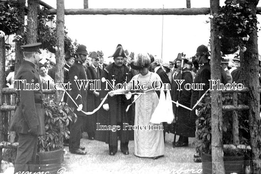 YO 6576 - Opening Of Peasholme Lake, Scarborough, Yorkshire 1912